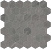 Drammen Dark Gray 2″ Hex Mosaic