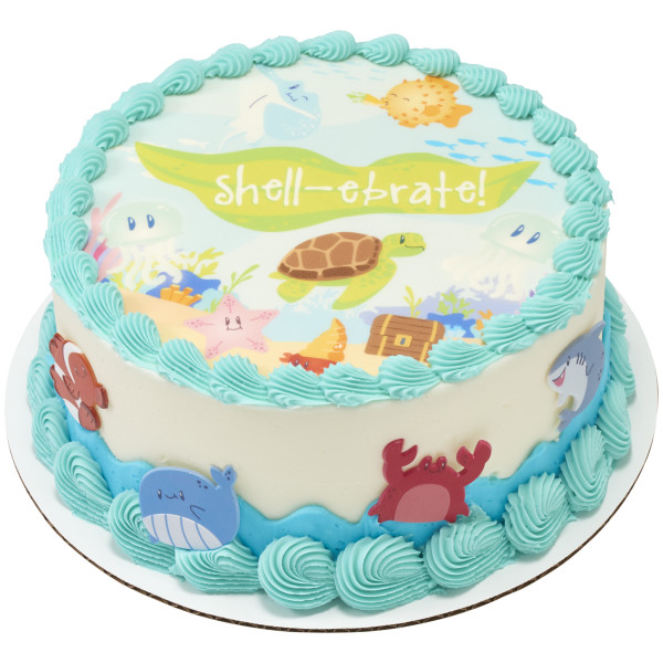 Shell-ebrate Summer PhotoCake® Edible Image®