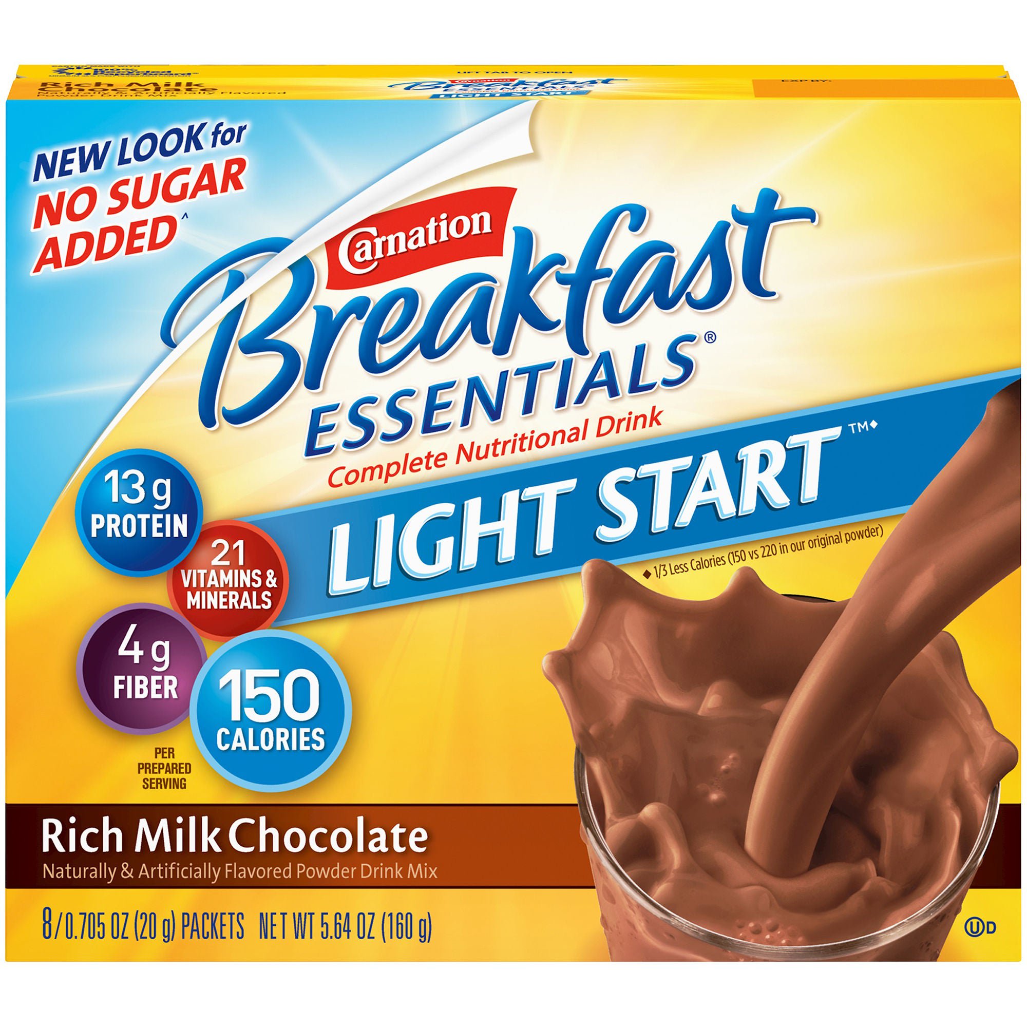 Carnation Breakfast Essentials® Light Start Chocolate Nutritional Drink Mix