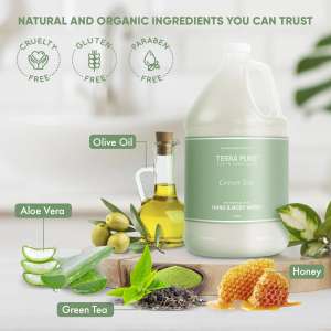 DHSGAL04DBGW128, Diversified Hospitality, Terra Pure, Terra Pure Green Tea Hand & Body Wash Lotion Soap,  1 gal Bottle