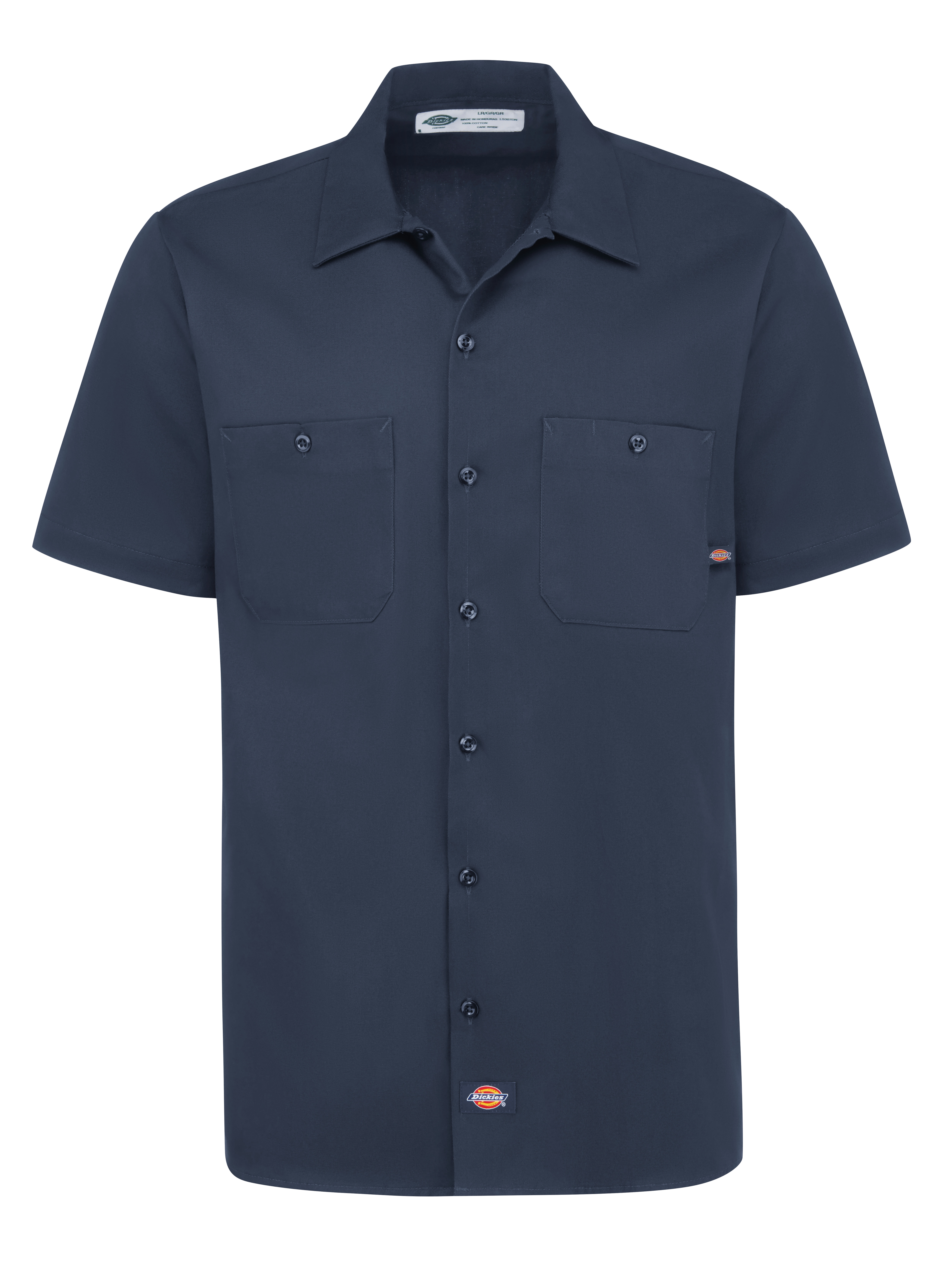 Men‘s Industrial Cotton Short-Sleeve Work Shirt-Dickies