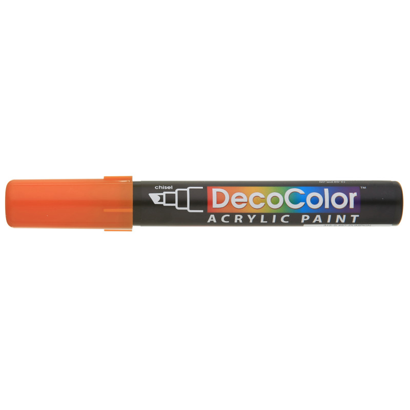 DecoColor® Acrylic Paint Marker, 315-S, Chisel Tip, Pumpkin #87