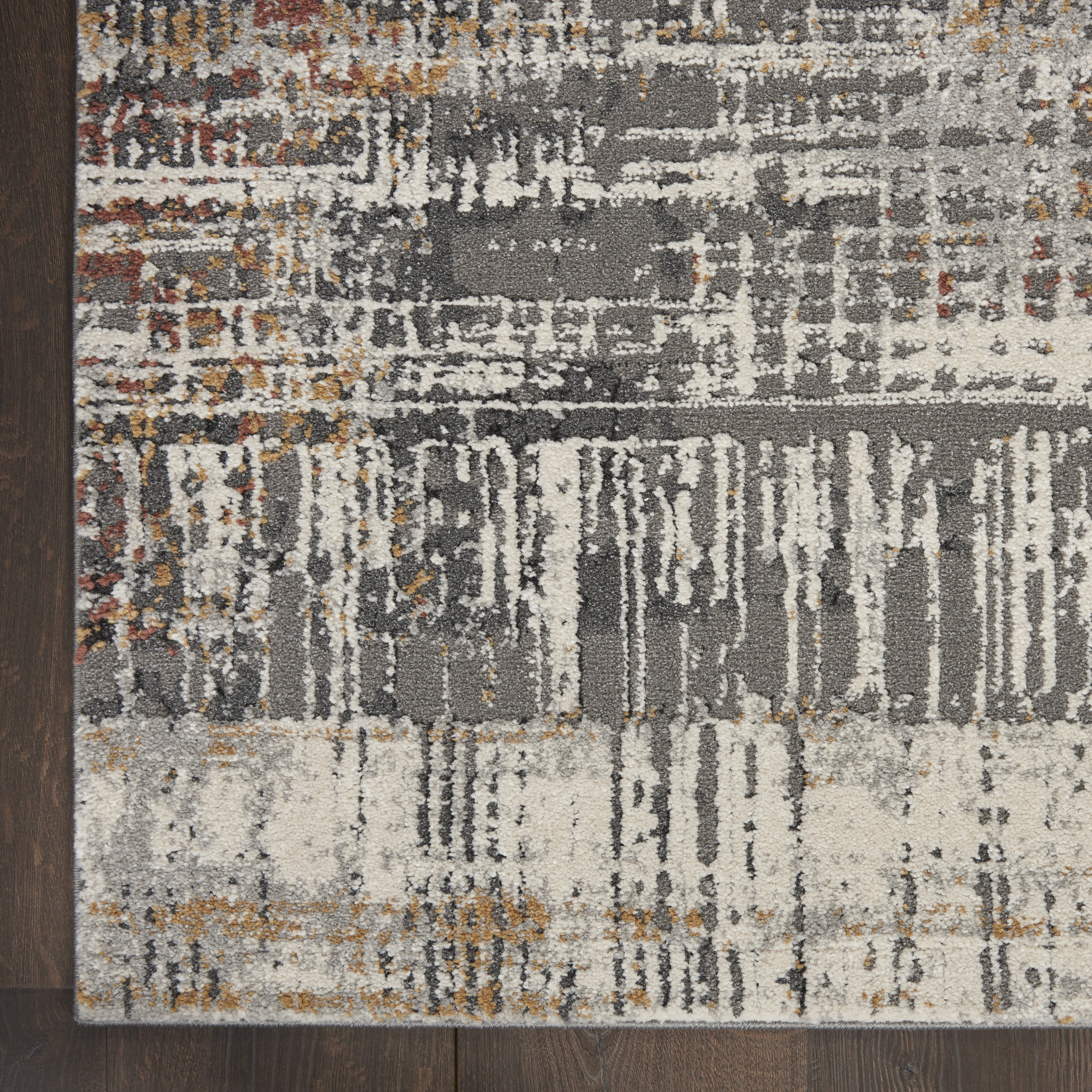 Nourison Tangra 2'2" x 7'6" Multicolor Modern Indoor Rug