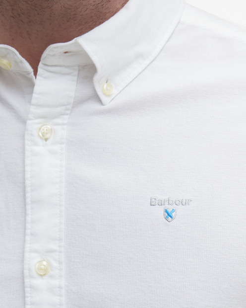 Oxford Tailored Short-Sleeved Shirt Classic White