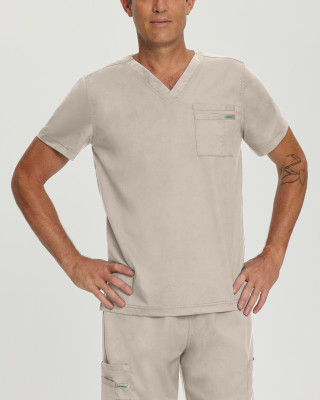 Landau ProFlex Unisex 2-Pocket V-Neck Scrub Top-Landau