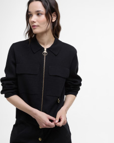 Alma Knitted Jacket Black Sand