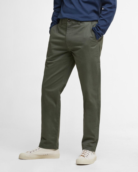 Suede Sateen Tailored Trousers