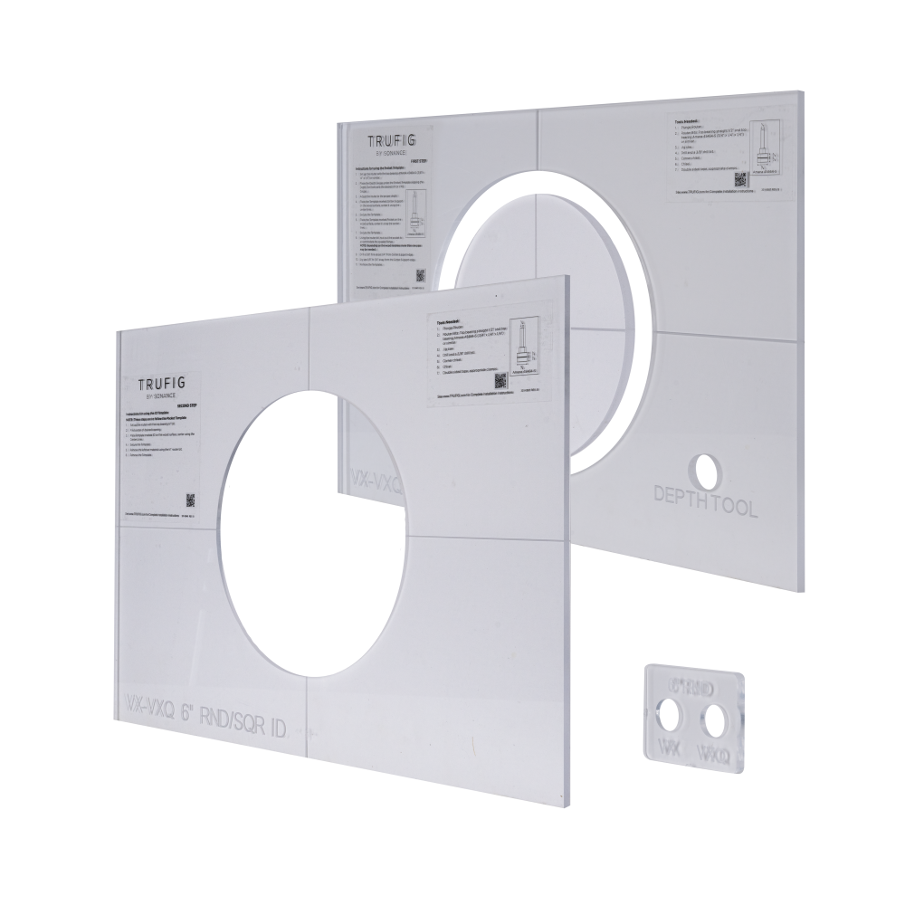 TRUFIG ROUTER TEMPLATE FOR VX-VXQ-PPX 6" ROUND
