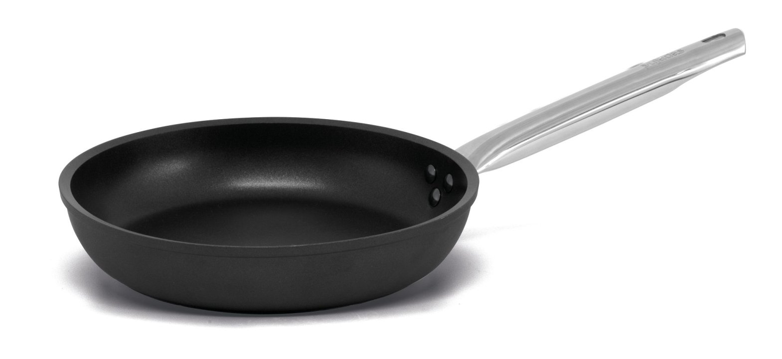 Sartén Black Pro con mango Ergos de Aluminio forjado de 28 centímetros lista para la inducción con antiadherente desarrollado para uso profesional