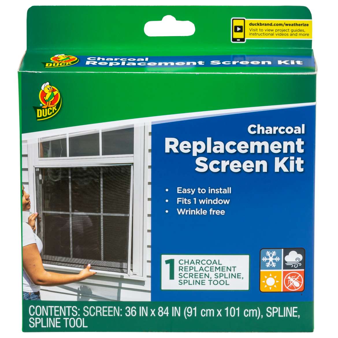 Duck Brand® Replacement Screen in a Box Kit