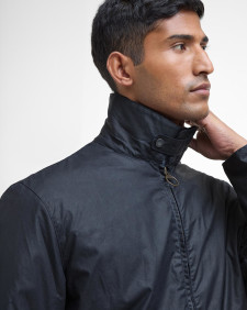 Newbury Waxed Jacket Royal Navy/Heritage Check