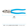 369CR 9.5-inch XLT Round Nose Linemen Pliers w/ Crimper