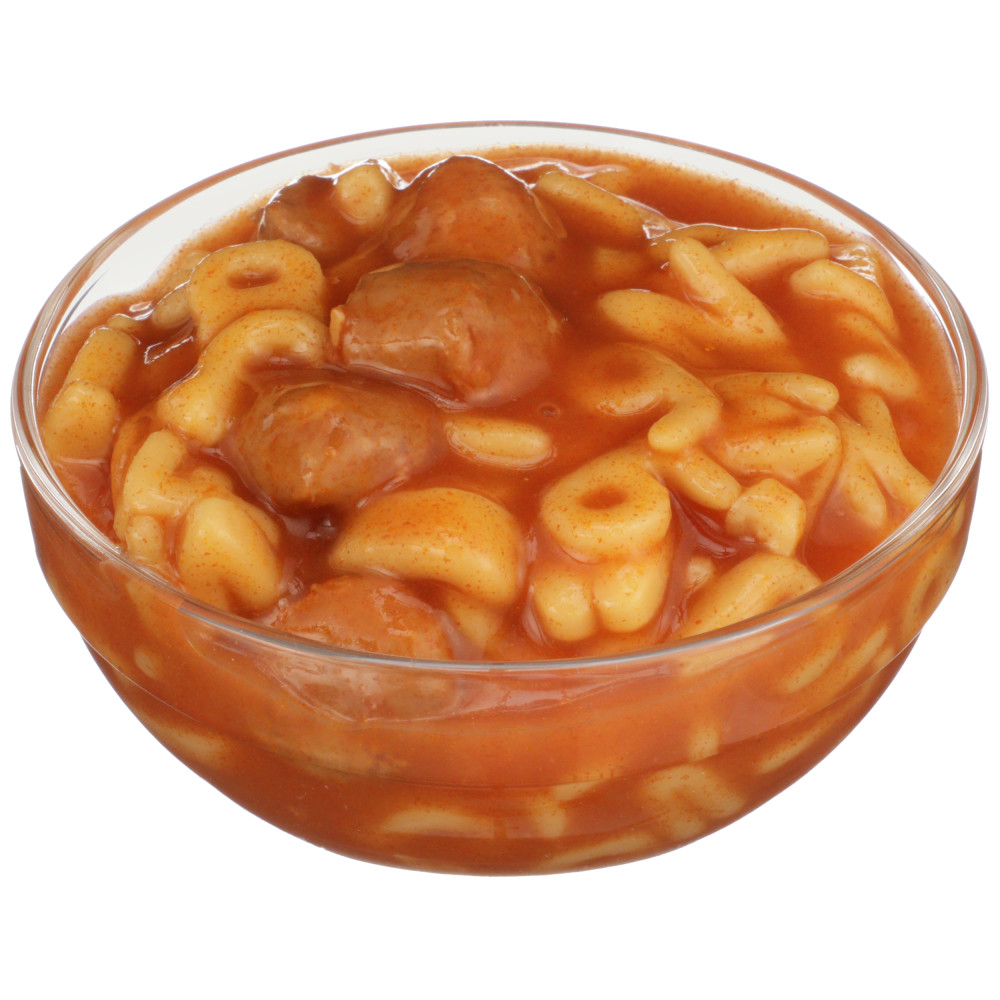 CHEF BOYARDEE Mini Abc's And 123'S Pasta Shapes With Mini Meatballs ...