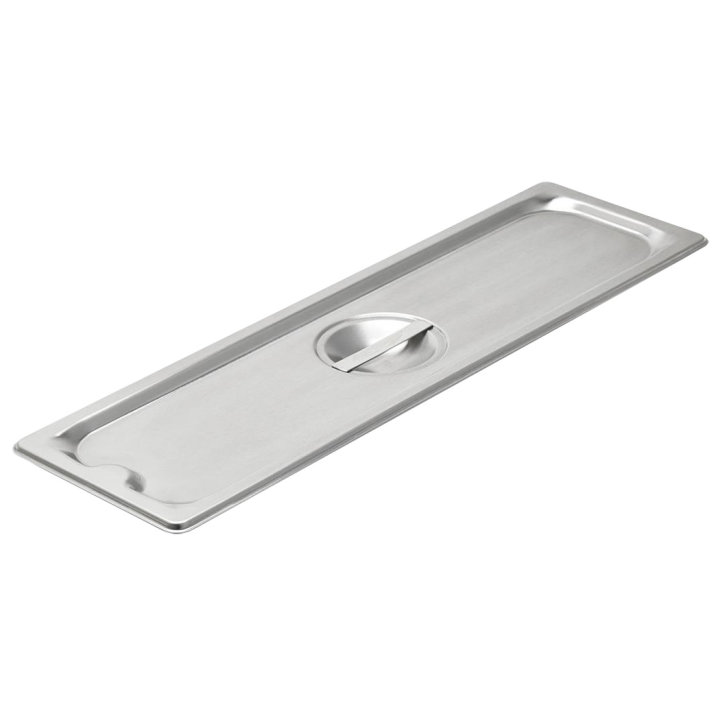 Half-long-size Super Pan 3® solid stainless steel cover