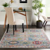 Nourison Ankara Global Anr12 Grey Multicolor Rug