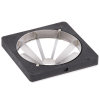 Pusher block and 8-section-core replacement blade assembly for wall-mounted Insta Cut® 3.5 manual food processor