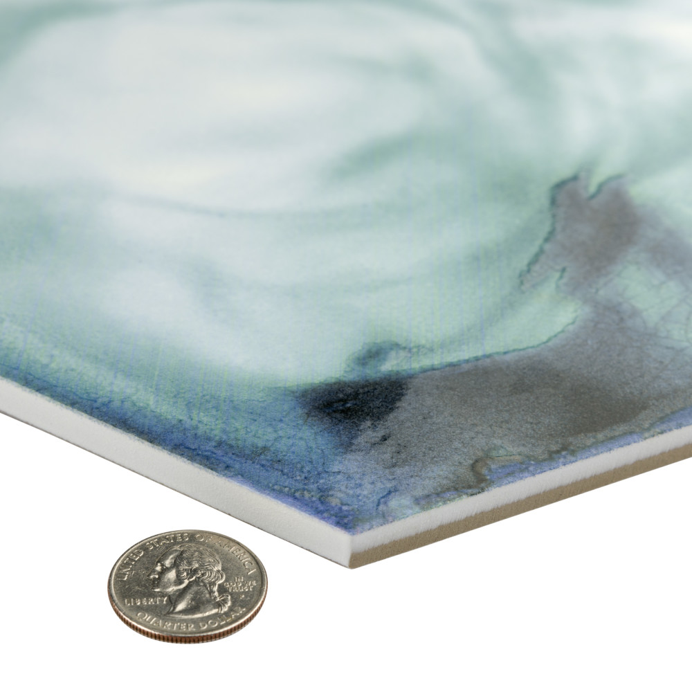 Raktion Hex 8-5/8 in. x 9-7/8 in. Porcelain Floor and Wall Tile