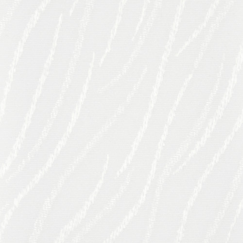 White textured fabric with subtle diagonal wavy stripes (sheer-like)â€”displayed flat, showing gentle sheen and ridged weaveâ€”close-up, evenly lit neutral background with no surrounding context.