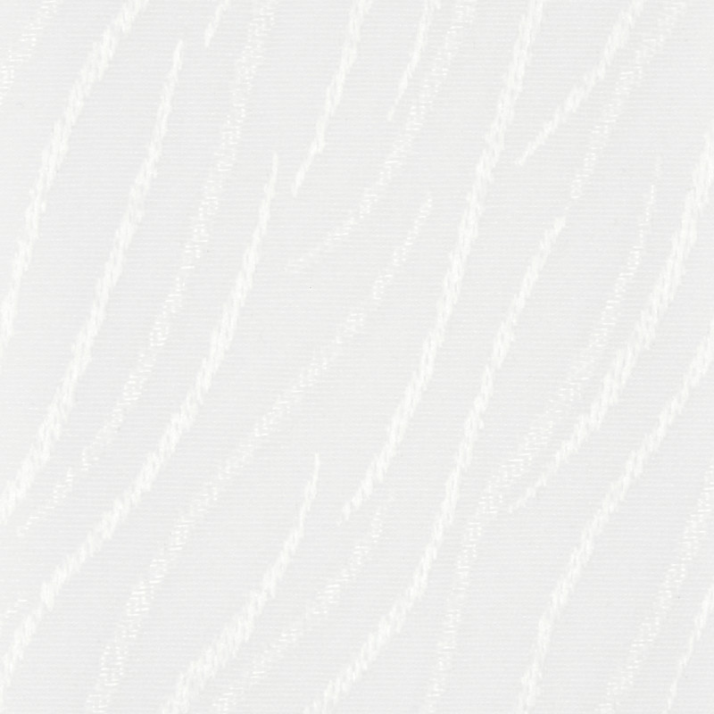 White textured fabric with subtle diagonal wavy stripes (sheer-like)â€”displayed flat, showing gentle sheen and ridged weaveâ€”close-up, evenly lit neutral background with no surrounding context.