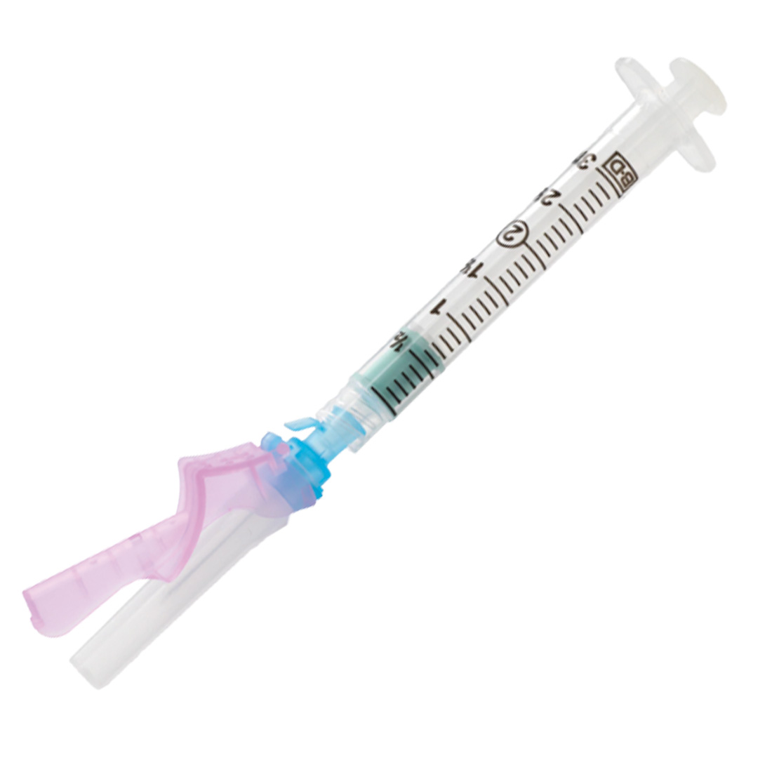 1 cc BD Luer-Lok™ Syringe w/25ga x 5/8" BD Eclipse™ Needle, Orange Hub - 50/Box