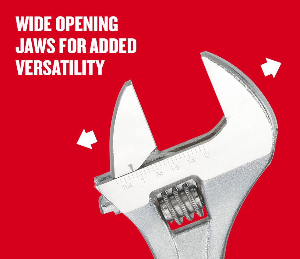 Graphic of CRAFTSMAN Wrenches: Adjustable highlighting product features