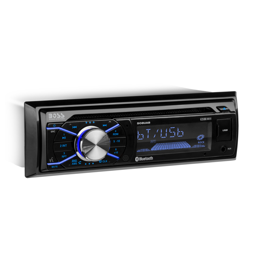 Boss Audio Systems 508UAB Single Din Bluetoothe Audio and Calling Car Stereo - image 2 of 17