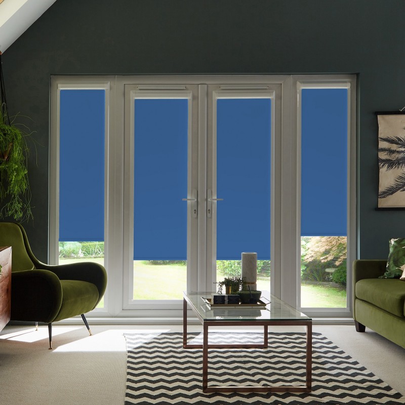 Acacia Royal Blue Roller Blind