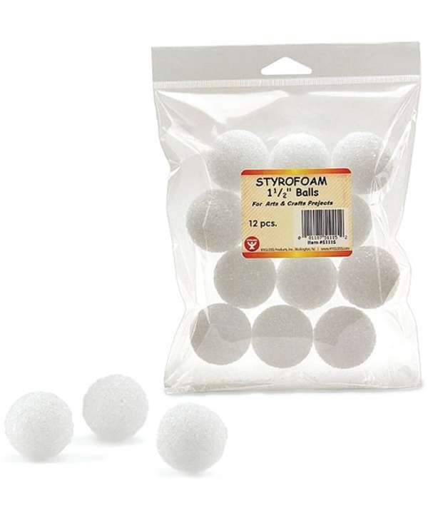 Styrofoam™, 1 1/2" Balls,...