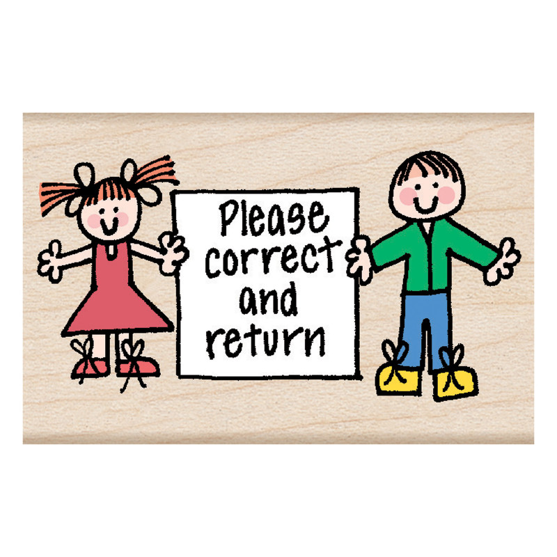 Hero Kids Correct & Return Stamp