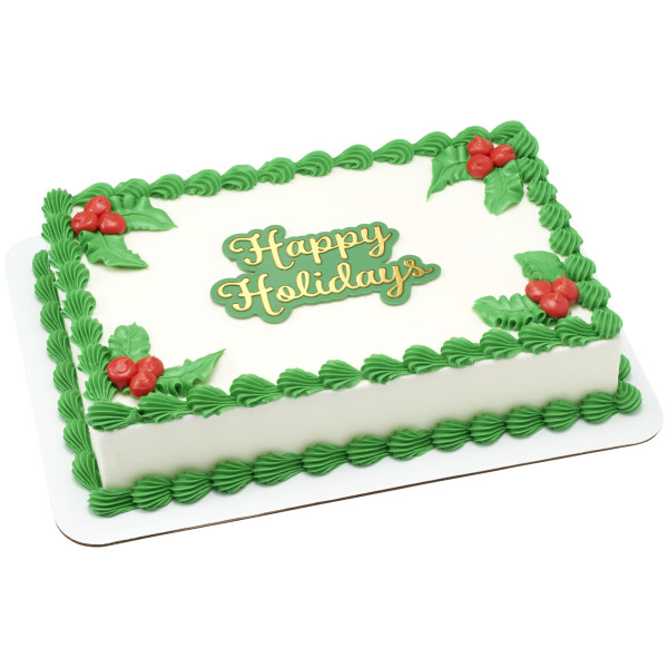 Holiday Sayings Metallic Layon