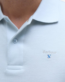 Sports Short-Sleeved Polo Shirt Bleached Blue