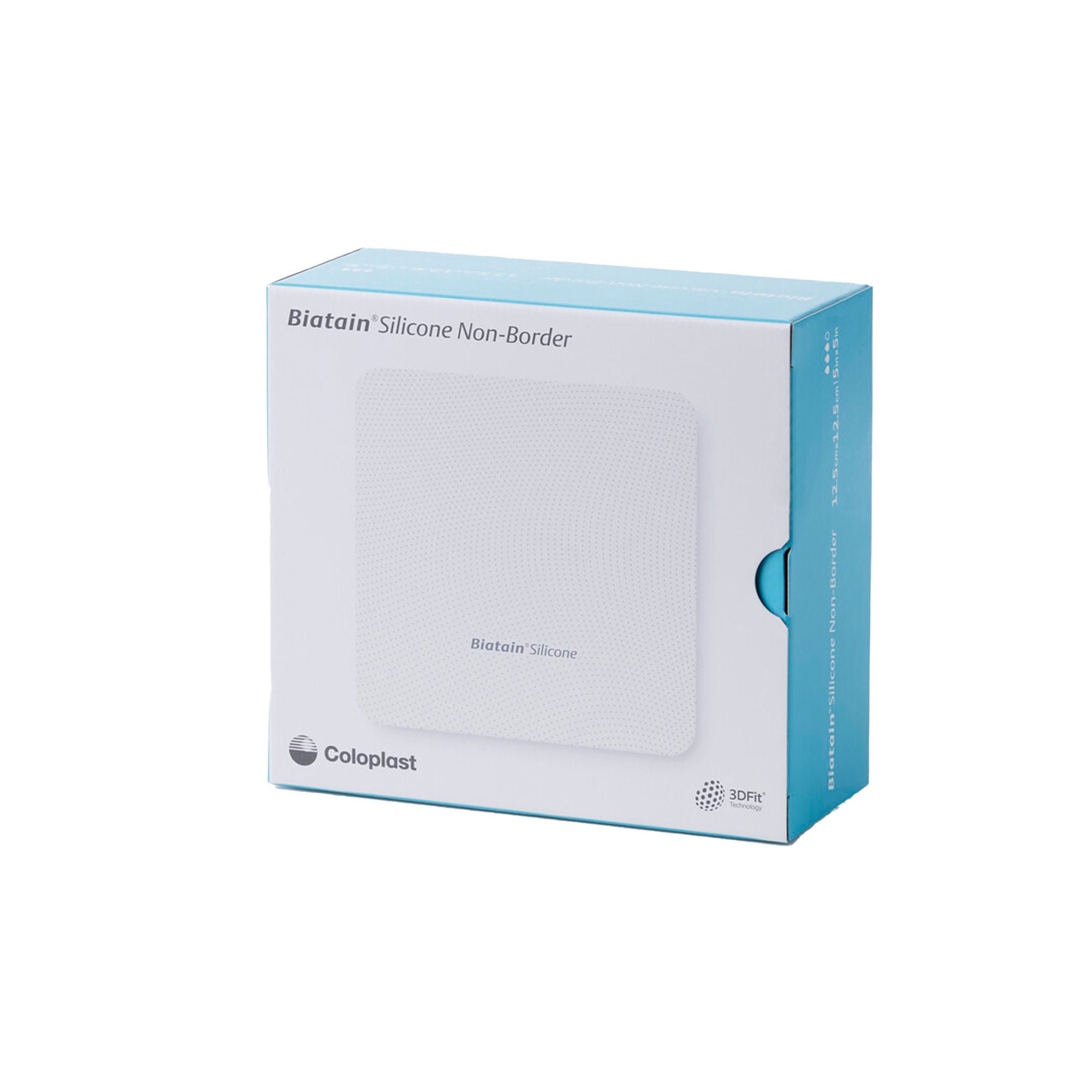 Foam Dressing Biatain® Silicone Non-Border 4 X 4 Inch Without Border Film Backing Silicone Face Square Sterile