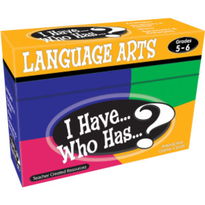 I Have, Who Has Language Arts Game, Grade 5-6