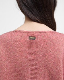 Juliana Boat-Neck Jumper Raspberry