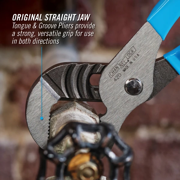 420® 9.5-inch Straight Jaw Tongue & Groove Pliers