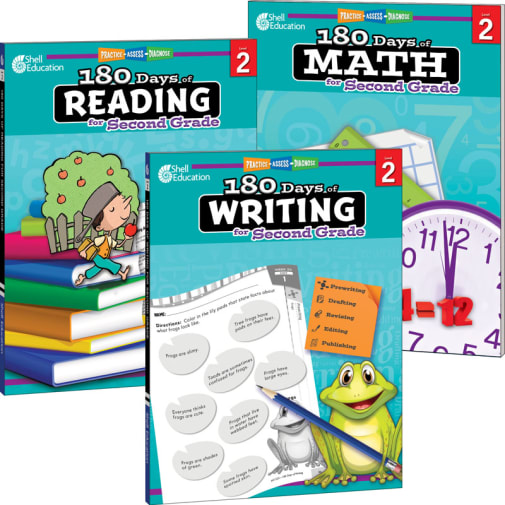 180 Days of Reading, Writing, and Math Grade 2