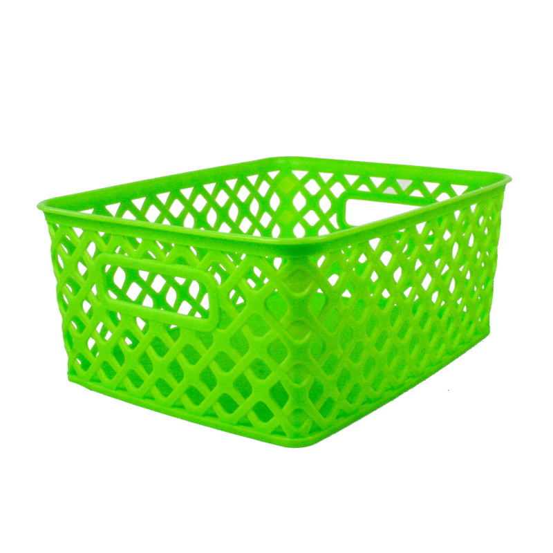 Woven Basket, Small, Lime
