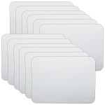 Flipside Products Two-Sided Dry Erase Board, 6" x 9", White, Pack of 12 FLP15454-12