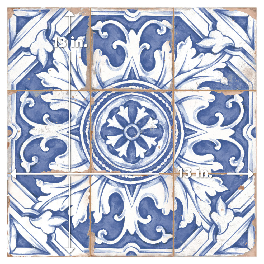 Kings Campania Minori 13 in. x 13 in. Ceramic Floor and Wall Tile