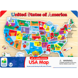 Lift & Learn USA Map Puzzle
