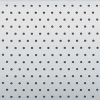 Light gray perforated panel mounted flat, featuring uniform, evenly spaced circular holes; fills the frame, evenly lit, minimal neutral background.