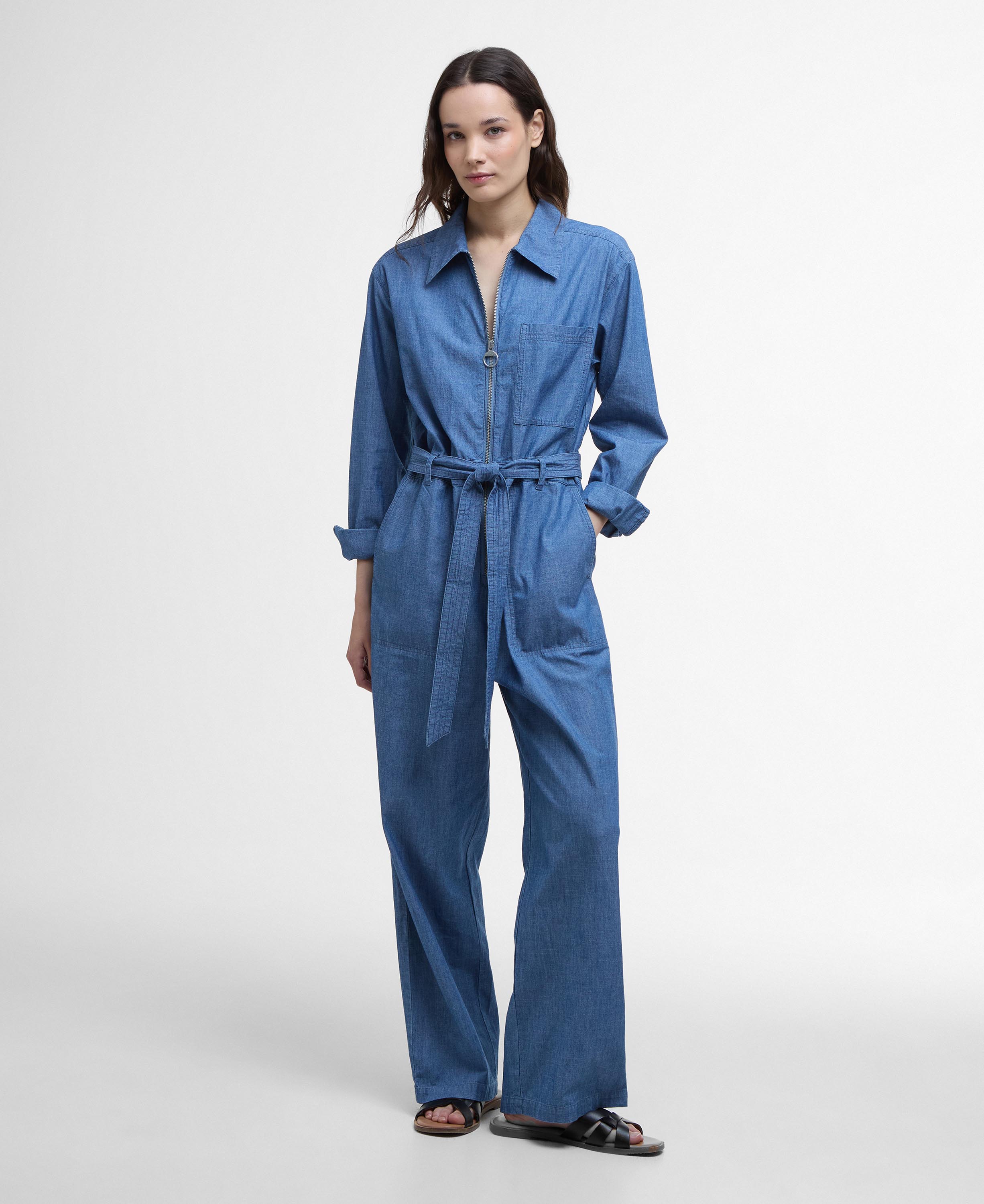 Emmie Denim Jumpsuit image number 0