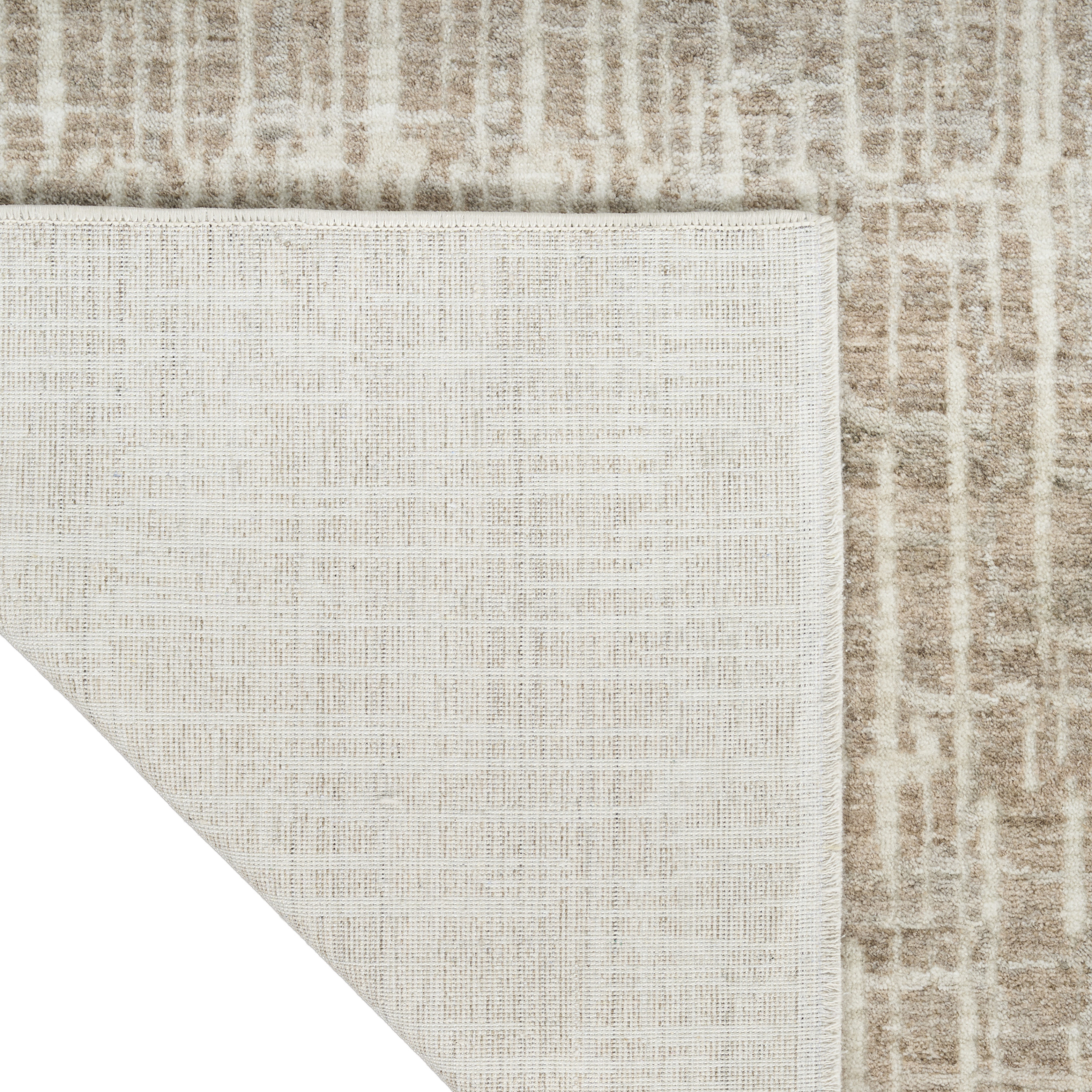 Calvin Klein CK079 Notes 5'3" x 7'3" Ivory Grey Modern Indoor Rug