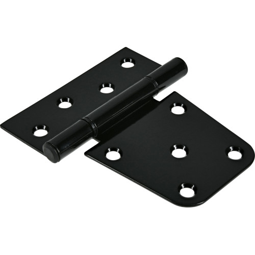 Builders Hardware Black Heavy Duty T-Hinges 3-1/2