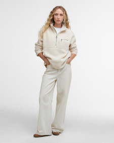 Mersea Half-Zip Fleece Natural