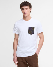 T-Shirt con taschino in tartan Arnside 
