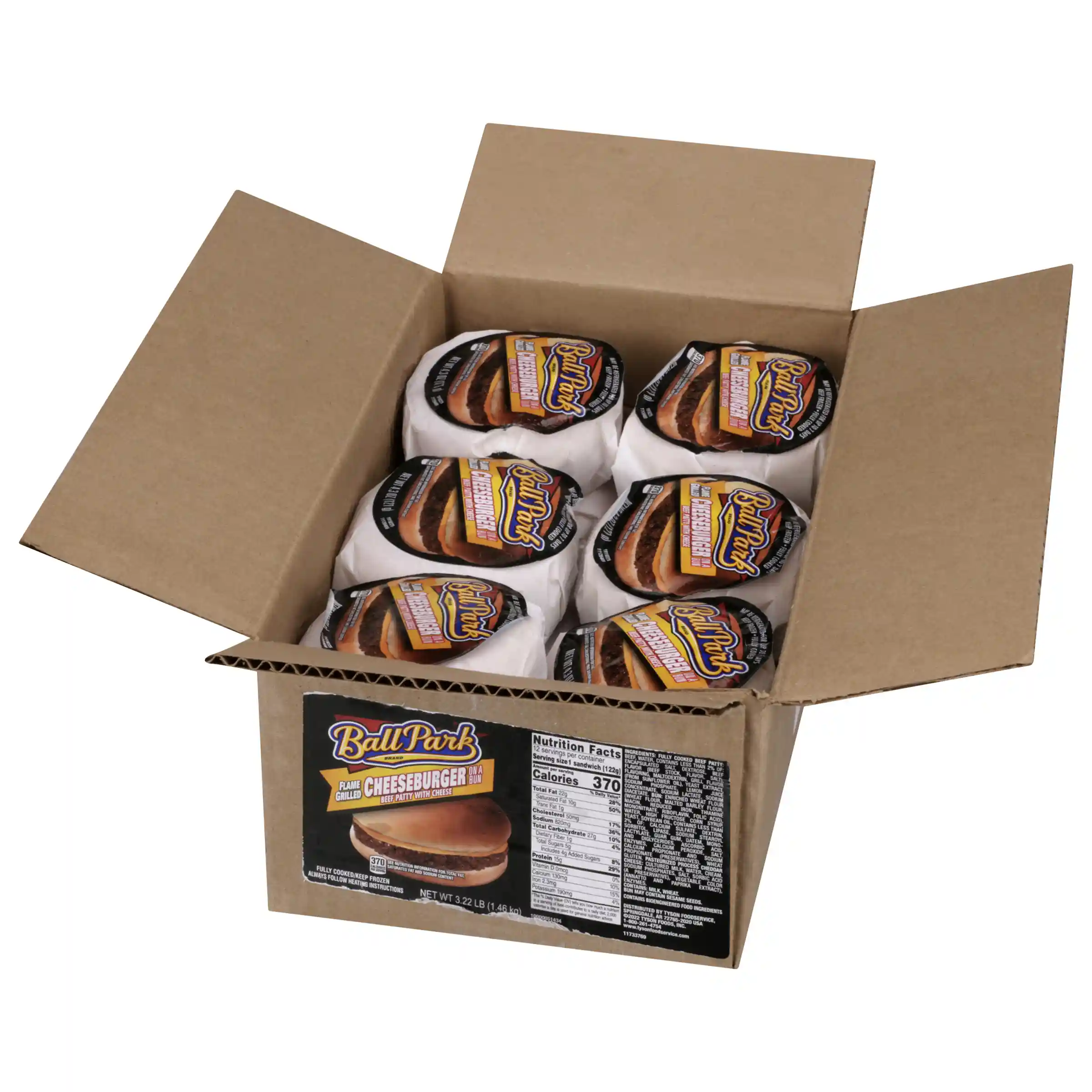 Ball Park® Butcher Wrapped Flame Grilled Cheeseburger on a Bun_image_4