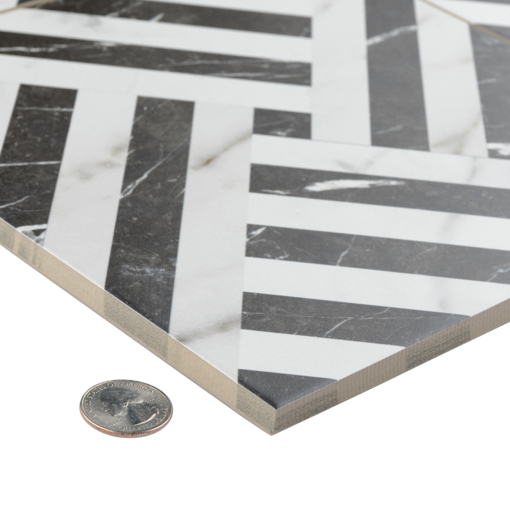Gatzby 17-3/4 in. x 17-3/4 in. Porcelain Floor and Wall Tile