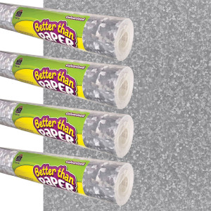 Better Than Paper® Bulletin Board Roll, 4' x 12', Galvanized Metal, 4 Rolls