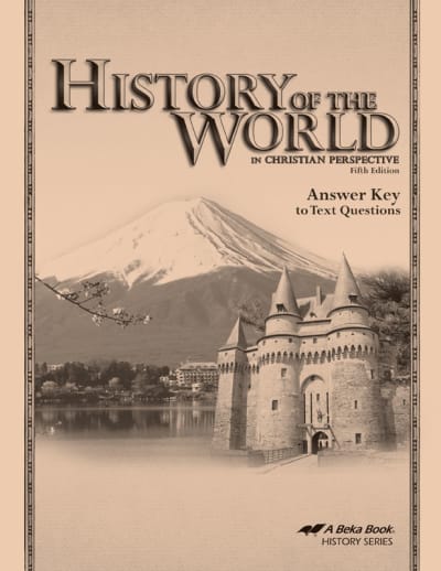 Abeka History of the World in Christian Perspective Answer Key